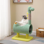 Cat Tree with 33.5*24*65CM, Scratching Post, Hammock, Condo Perch - product gallery image 3