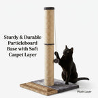 Cat Tree with 40cm, 1, Scratching Post Scratch Post Kitten Scratcher - product gallery image 5