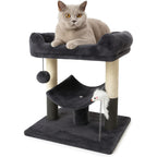 Cat Tree with 50cm, 1, Grey Tower Sisal Scratching Posts, Cosy - product gallery image 2