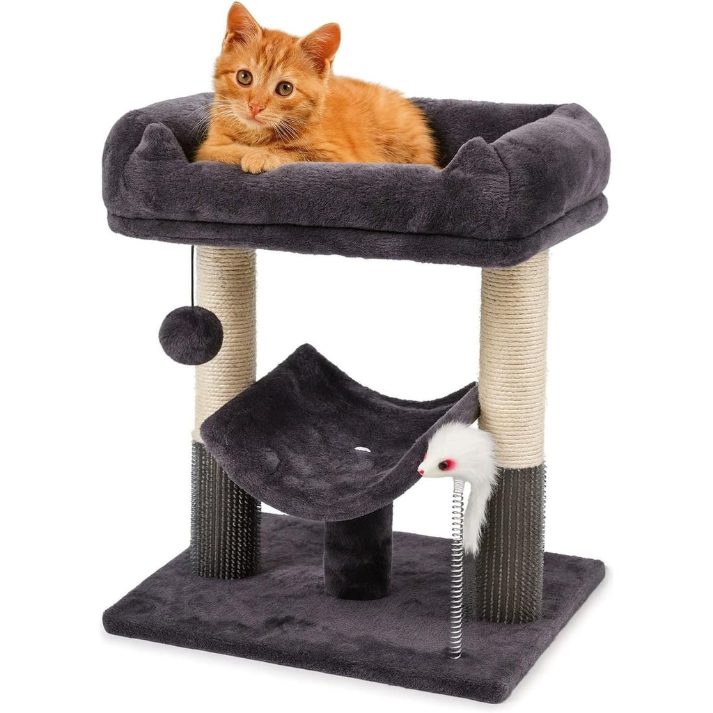 Cat Tree with 50cm, 1, Grey Tower Sisal Scratching Posts, Cosy - product gallery image 4