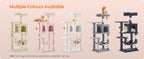 Cat Tree with Easy Assembly, 112cm, Multi-Level Plush Tower Condo Scratching - product gallery image 13