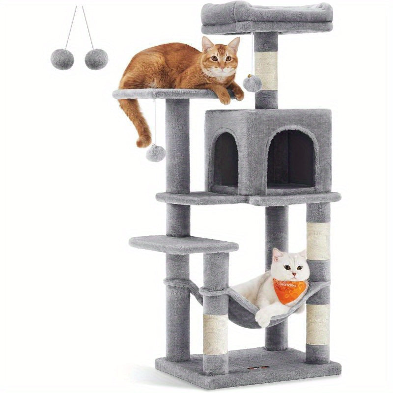 Cat Tree with Easy Assembly, M (45 x 35 x 112 cm) for pet care at home - product gallery image 3