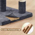 Cat Tree with Space-Saving, 59cm, Costoffs Height 2-Level Tower Furniture - product gallery image 15