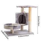 Cat Tree with Space-Saving, Easy Assembly, 52cm, 49.5*34.5*52CM - product gallery image 2