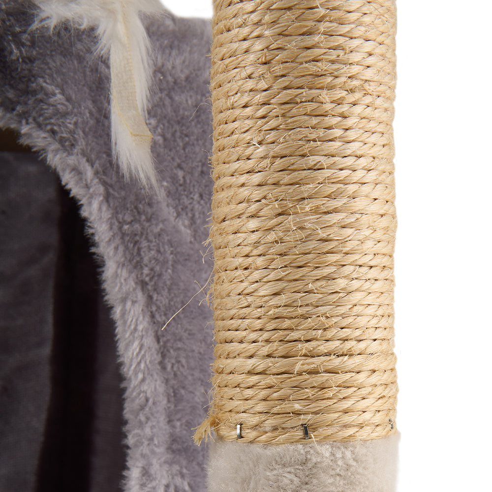 Cat Tree with Space-Saving, Easy Assembly, 52cm, 49.5*34.5*52CM - product gallery image 5