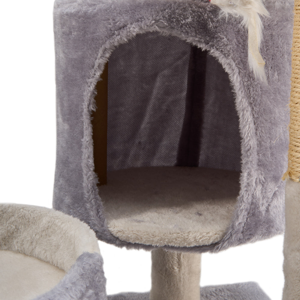 Cat Tree with Space-Saving, Easy Assembly, 52cm, 49.5*34.5*52CM - product gallery image 7