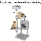 Cat Tree with Tall Large Climbing Tower Kitten Scratching - product gallery image 3