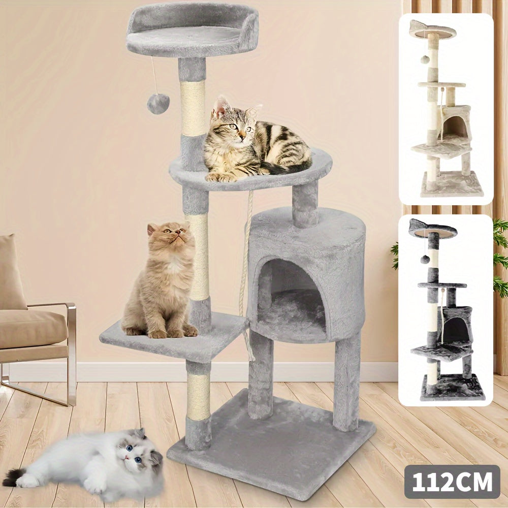Cat Tree with Tall Large Climbing Tower Kitten Scratching