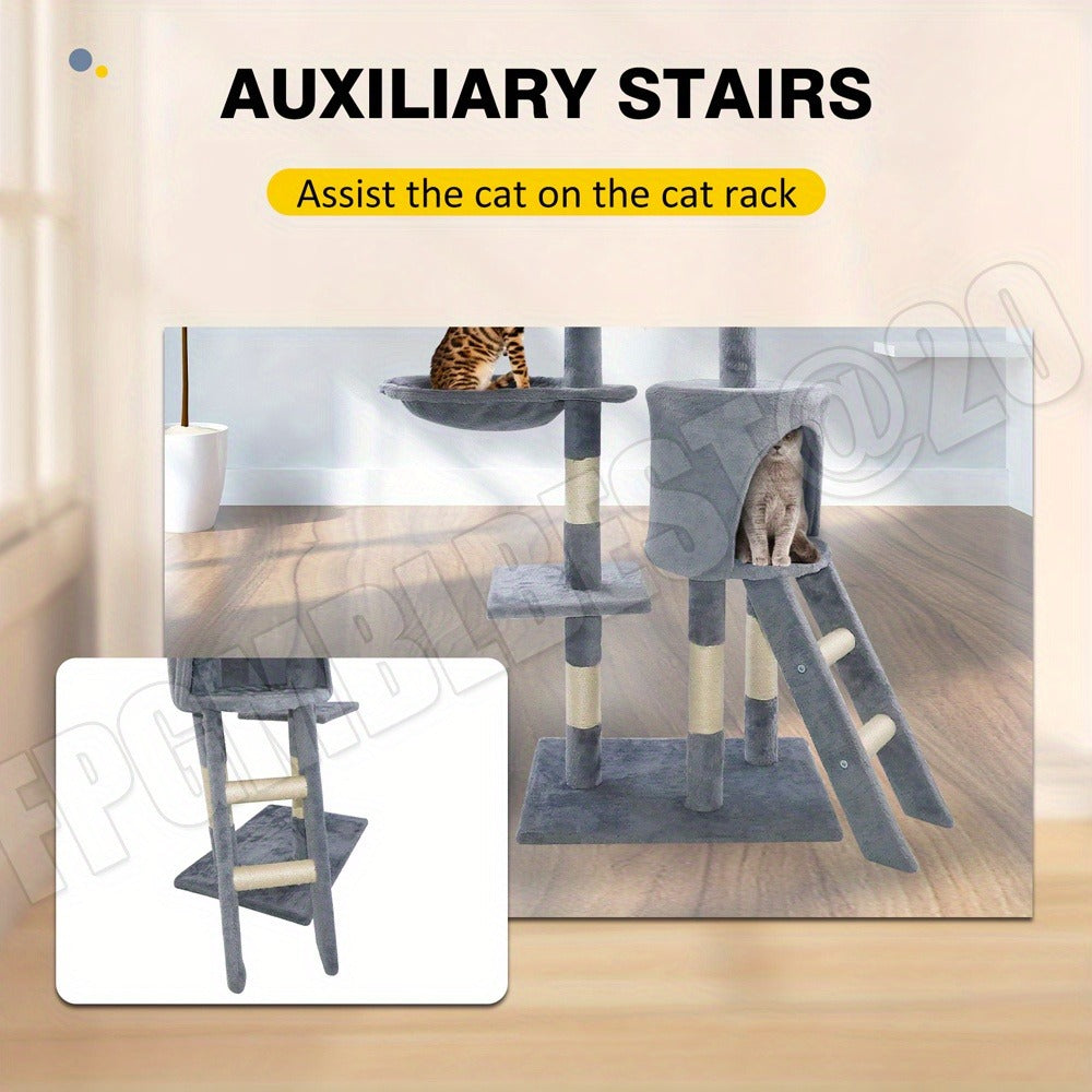 Cat Tree with Tall Multi-Level Tower Activity Centre Indoor - product gallery image 14
