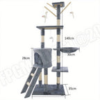 Cat Tree with Tall Multi-Level Tower Activity Centre Indoor - product gallery image 2