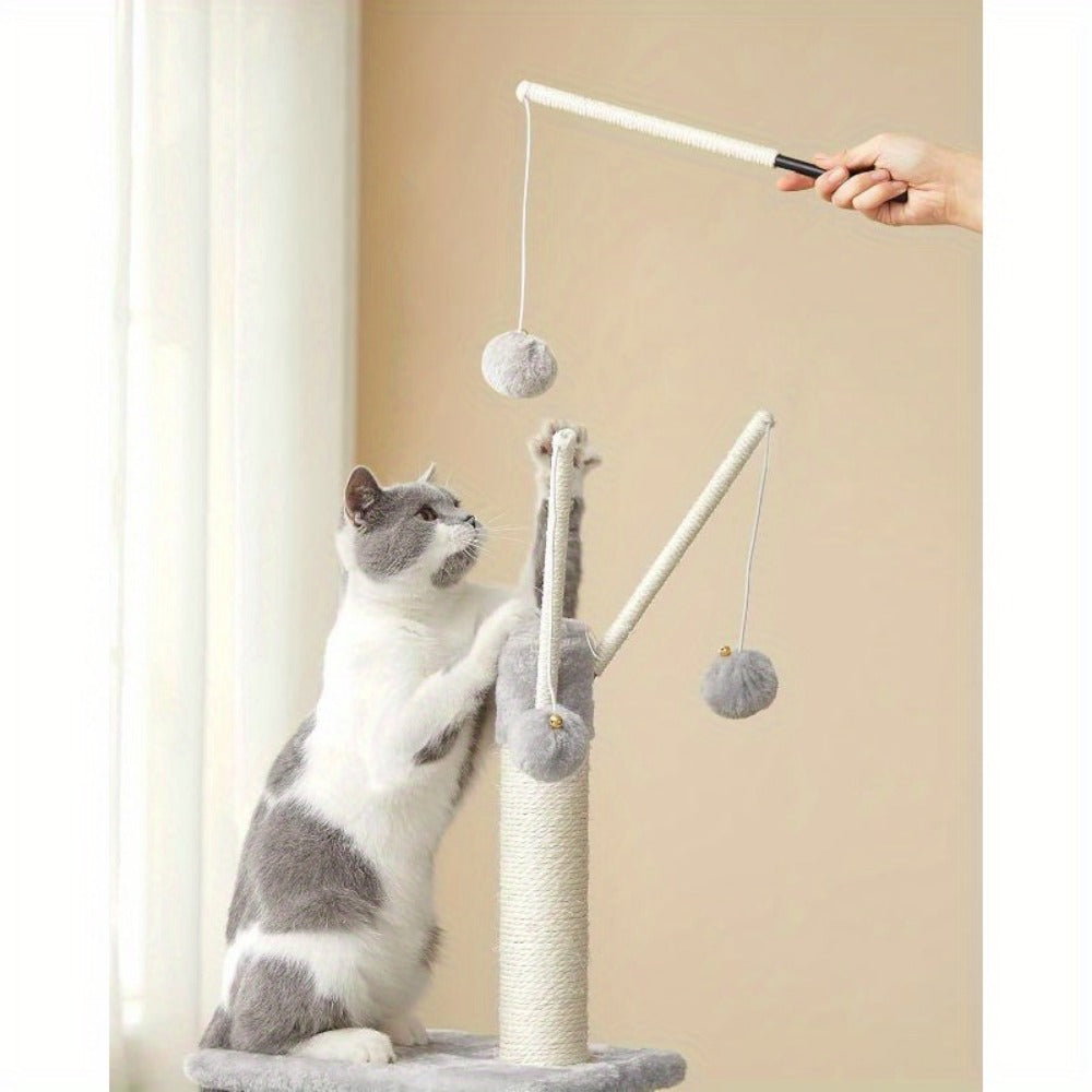 Cat Tree with Tower Indoor Cats Kittens Multi-Level Climbing - product gallery image 2