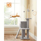 Cat Tree with Tower Indoor Cats Kittens Multi-Level Climbing - product gallery image 20