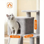 Cat Tree with Tower Indoor Cats Kittens Multi-Level Climbing - product gallery image 7