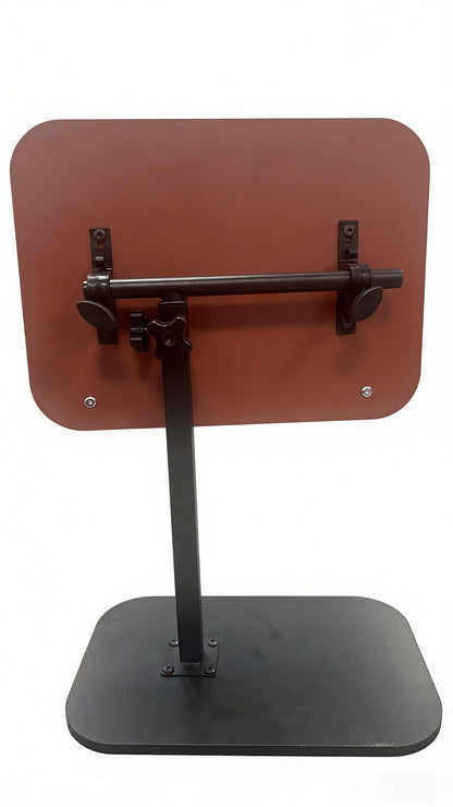 1pc 360 ° Flip Desktop Adjustable Height Small Table, Fashionable and Simple Metal Frame with Wooden Desktop Stable and Not Easy to Shake, Portable and Lightweight Side Table Snack Table - Home Office Desk Bedside Table, Essential for Drama Enthusiasts, H