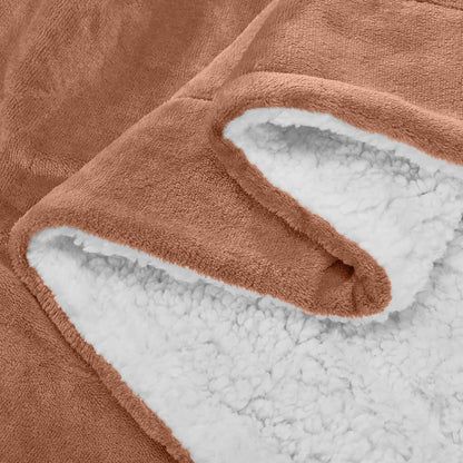 Soft Cozy Sherpa Blanket, Double-Sided Throw Blanket, Contemporary Design, Warm Throw for Couch, Bed, Office and Travel, Versatile All-Season, Perfect Holiday Gift