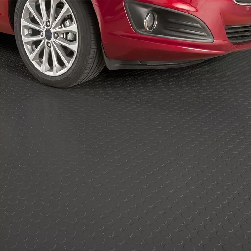 1-4 Square Meters Coin-style Multi-functional Rubber Floor Mat 3mm Thick Rubber Mat Washable Anti-slip Mat Car Rubber Floor Mat Roll Durable And Easy To Clean Suitable For Kitchens, Bathrooms, Swimming Pools, Bathrooms, Garages, Etc.