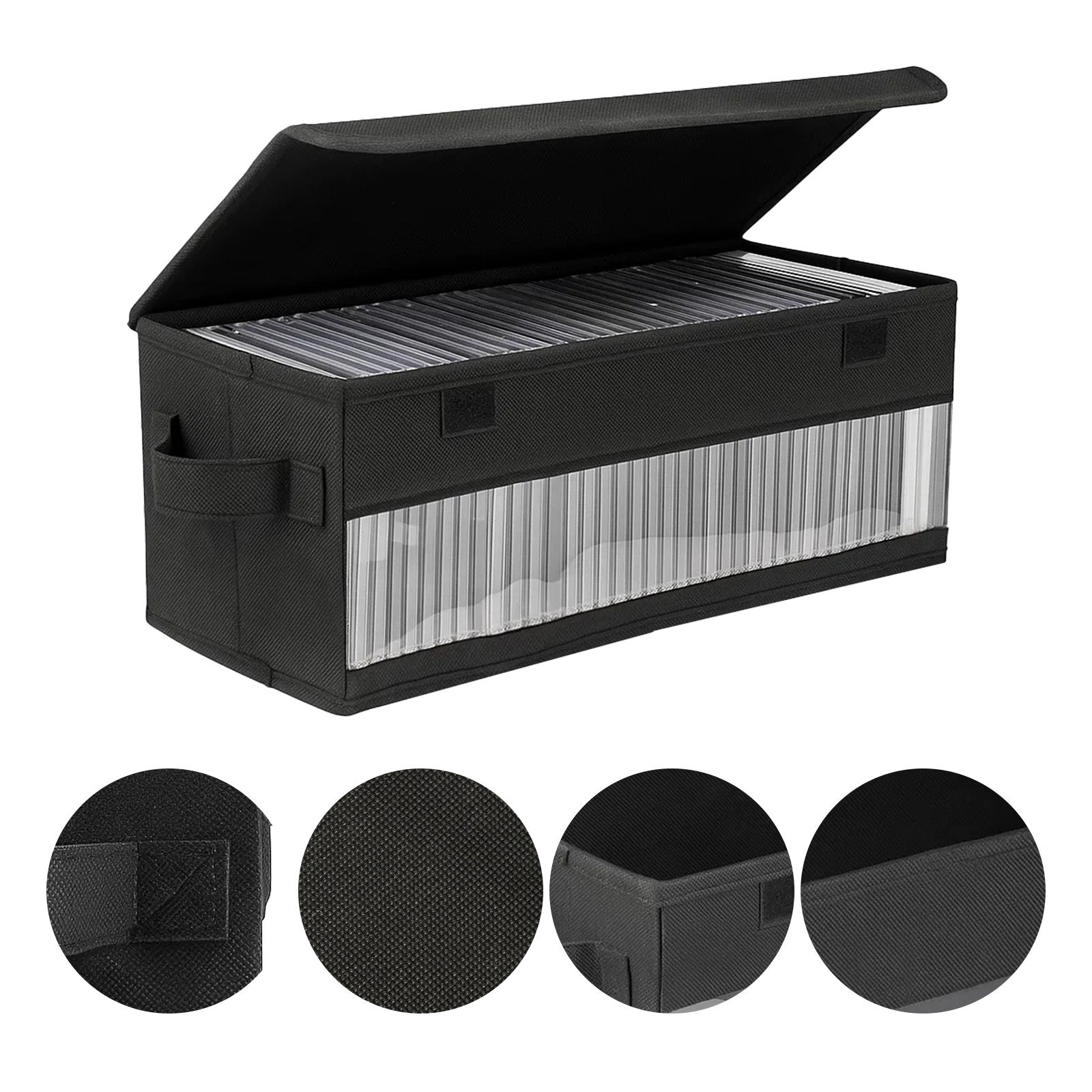 CD DVD Storage Case with Discs 2-Pack or 3-Pack Portable Media - product gallery image 13