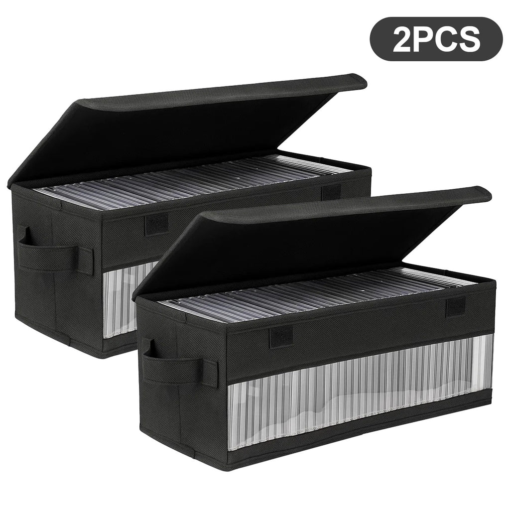 CD DVD Storage Case with Discs 2-Pack or 3-Pack Portable Media - product gallery image 17