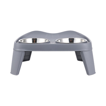 Dog Bowls with Stand, Adjustable Raised Dog Bowl for Large Dogs, Dog Feeding Station with 2 Stainless Steel Dog Bowls, Non-Slip elevated dog bowls