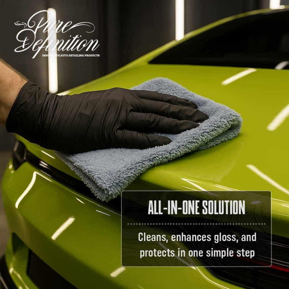 Waterless Car Wash Spray 500ml Wash Wax and Gloss Shine with Carnauba Wax No Hosepipe Needed for Car Detailing On the Go