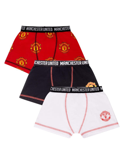 Manchester United - 100% Cotton - Briefs/Trunks 3 Pack ()