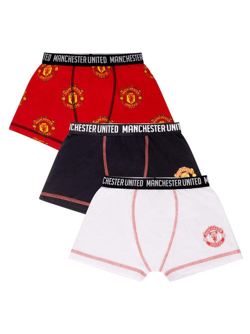 Manchester United - 100% Cotton - Briefs/Trunks 3 Pack ()