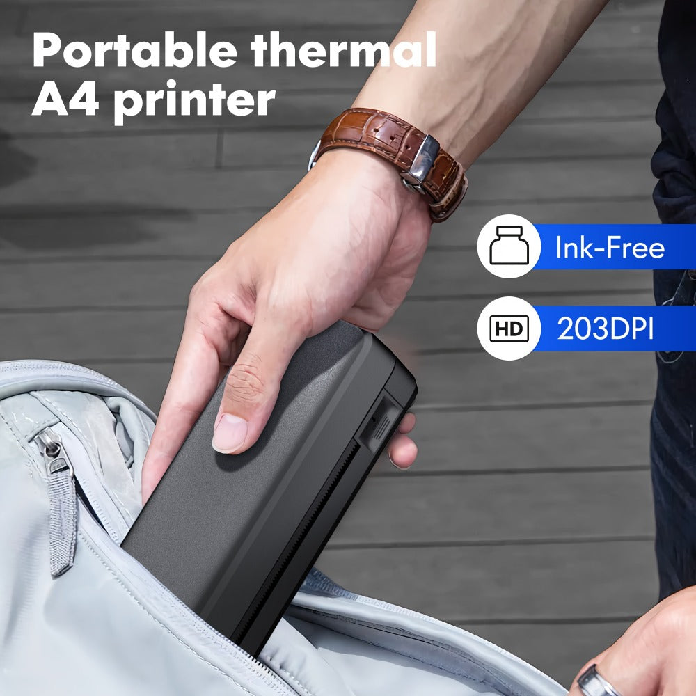 D810B portable A4 thermal printer - dimensions or specification detail 4