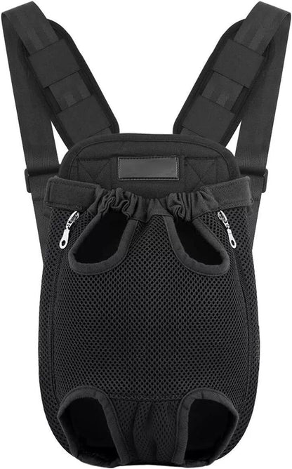 ATEK Breathable Mesh Pet Carrier Backpack With Adjustable Straps, Zipper Closure, And Built-in Leash For Dogs And Cats Christmas Gift