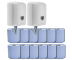 Centrefeed Dispenser with Wall-Mounted, Freestanding, 50m, Plastic - product gallery image 5