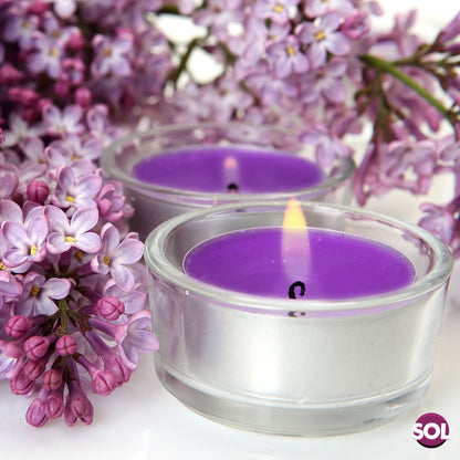 75 Pack Scented Tea Light Candles | Assorted Tealights with 5 Fragrances (Vanilla, Fresh Berries, Peach, Mountain Spring, Lavender) | 4 Hour Burn | Decorative Home & Gift Candle Set