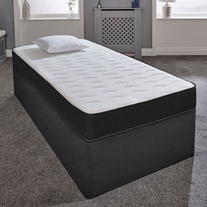 Hybrid Spring Mattress 18CM Deep Memory Foam Open Coil Kids Single Double King All Sizes UK Made BS7177