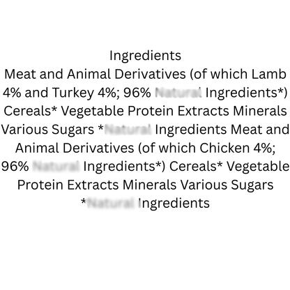 Winalot Classics Mixed in Jelly Wet Dog Food PMP Cans - Pack of 24 (4X6pk) x 400g - Chicken, Lamb & Turkey and COD