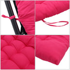 Chair Cushion with Non-Slip, 8cm, Cotton, 125*48*8cm - product gallery image 21