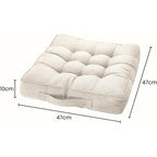 Chair Cushion with Tufted Handle Strap 46x46x10cm Comfortable - product gallery image 2