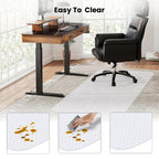 Chair Mat with Wheels, Spiked Carpet Clear 90x120cm or 120x150cm - product gallery image 5