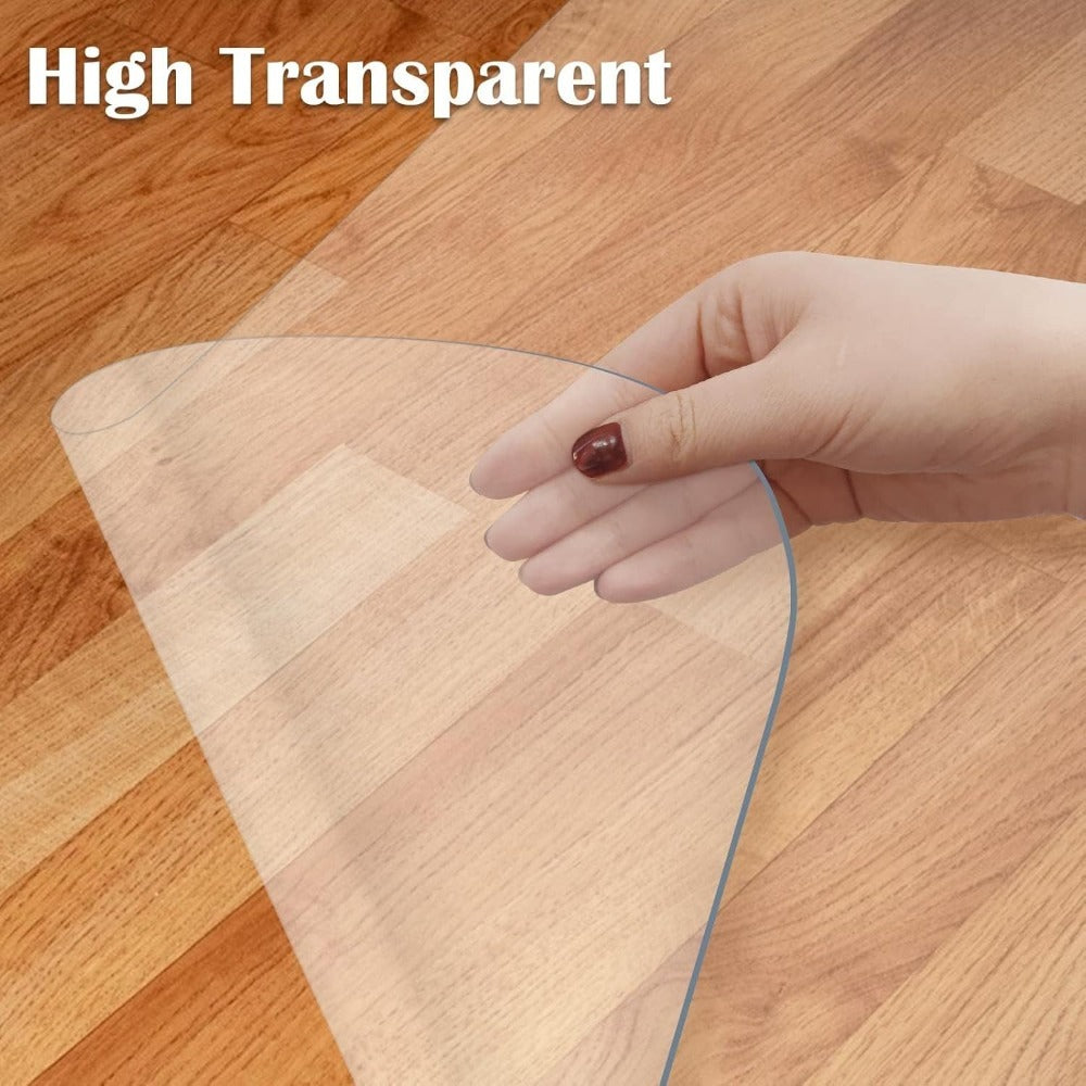 Chair Mat with Wheels, Spiked Carpet Clear 90x120cm or 120x150cm - product gallery image 6