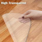 Chair Mat with Wheels, Spiked Carpet Clear 90x120cm or 120x150cm - product gallery image 6