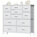 Chest of Drawers with Easy Assembly, 68cm, Metal, 11 Drawers
