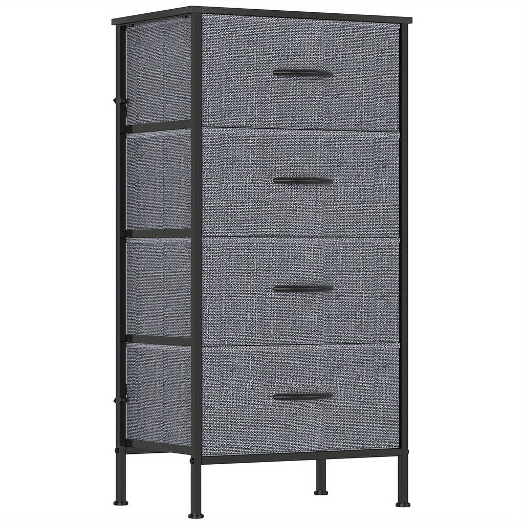 Chest of Drawers with Freestanding, 68cm, Metal for living rooms - Deep Gray option