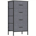 Chest of Drawers with Freestanding, 68cm, Metal for living rooms - Deep Gray option