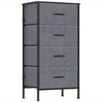 Chest of Drawers with Freestanding, 68cm, Metal for living rooms - Deep Gray option