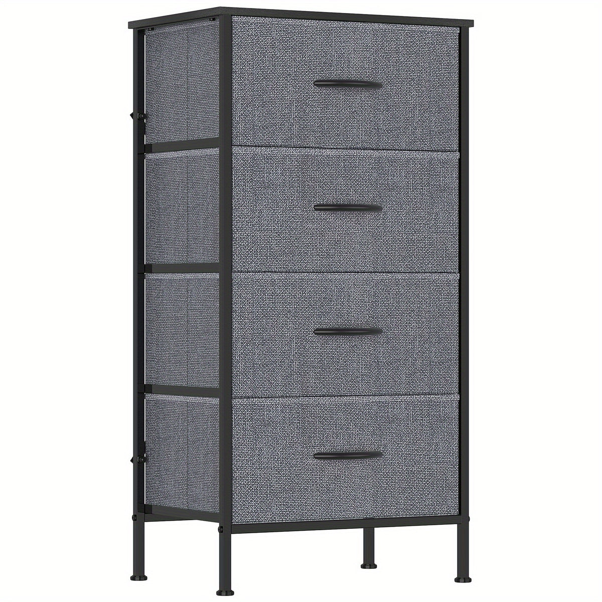 Chest of Drawers with Freestanding, 68cm, Metal for living rooms - Deep Gray option