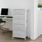 Chest of Drawers with Metal, Vertical File Cabinet Five Multifunctional - product gallery image 3