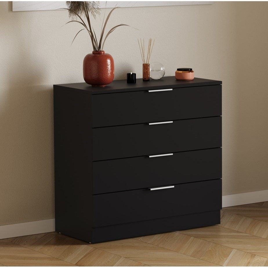 Chest of Drawers with Space-Saving, Metal, Drawer White Vida Designs Trega Space-Saving - product gallery image 9