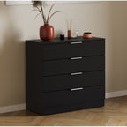 Chest of Drawers with Space-Saving, Metal, Drawer White Vida Designs Trega Space-Saving - product gallery image 9