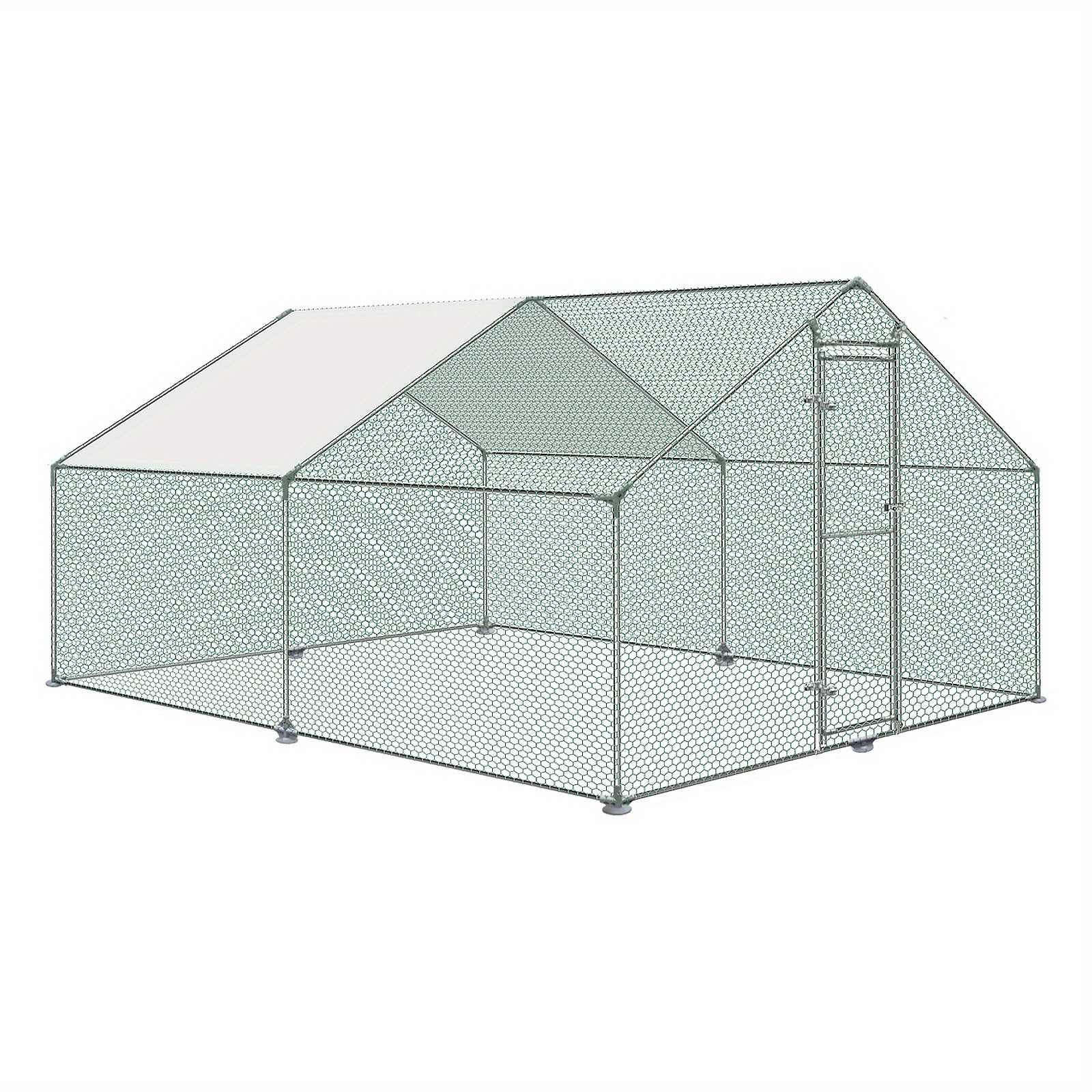 Chicken Run with Easy Assembly, Waterproof, Lockable - 3 x 4 x 2 m option