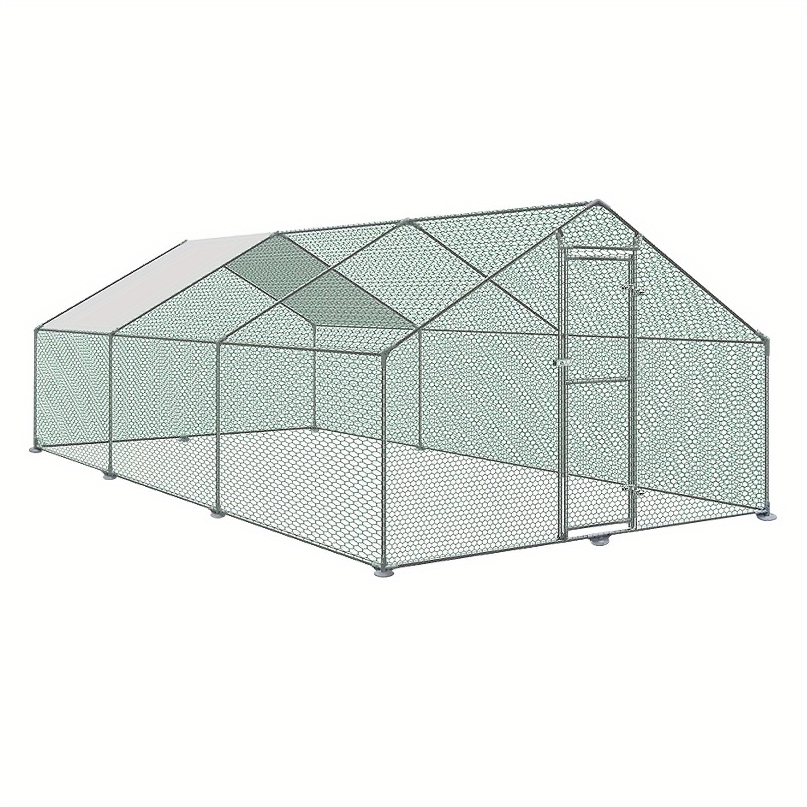 Chicken Run with Easy Assembly, Waterproof, Lockable - 3 x 6 x 2 m option