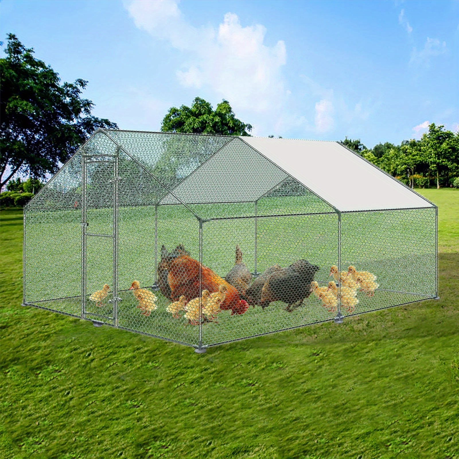 Chicken Run with Easy Assembly, Waterproof, Lockable - product gallery image 2