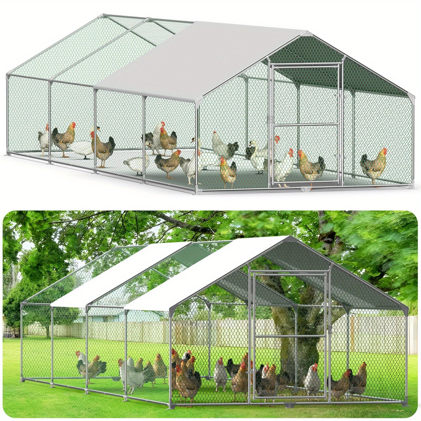 Chicken Run with Easy Assembly, Waterproof, Lockable - product gallery image 8