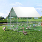 Chicken Runs & Poultry Enclosure with Lockable, Walk-In Run 3x2m to 3x8m Galvanised - product gallery image 5